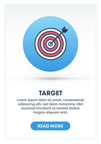 目标概念横幅图片下载