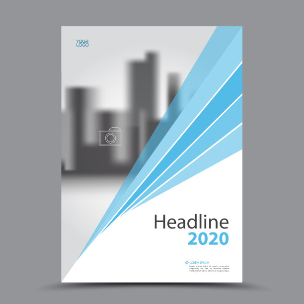 封面设计模板，商业小册子传单，书籍封面，杂志封面，年度报告封面矢量插图图片下载