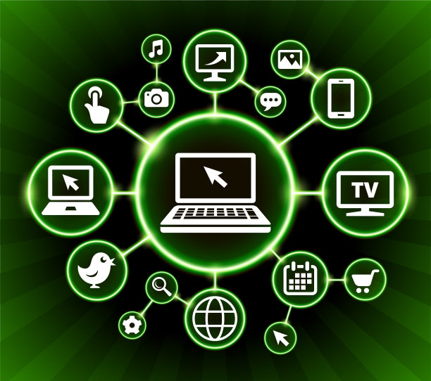 笔记本电脑互联网通信技术暗按钮背景图片下载