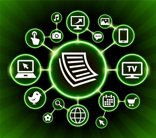 文档互联网通信技术暗按钮背景图片下载