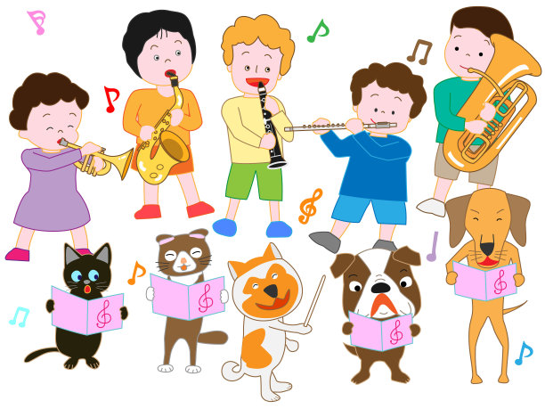 音乐的宠物图片下载