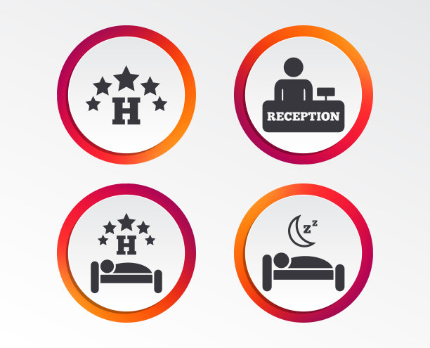 五星级酒店图标。其他地方旅行。图片下载