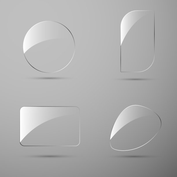 玻璃纹理横幅为网页。图片下载