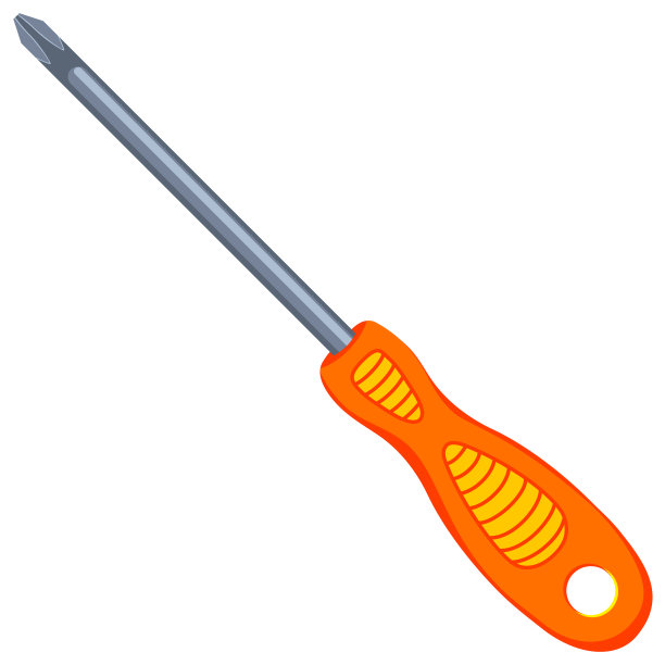 彩色卡通十字螺丝刀图片下载