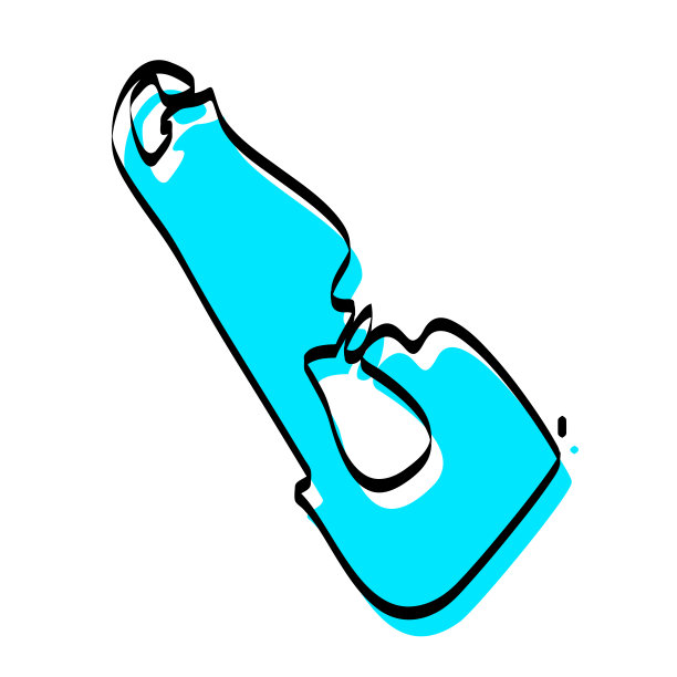 地图手绘在白色背景上，设计新潮图片下载