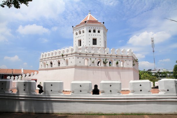 泰国曼谷的Phra Sumen堡垒图片下载