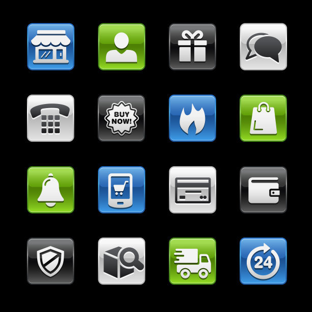 电子购物图标// GelBox系列图片下载