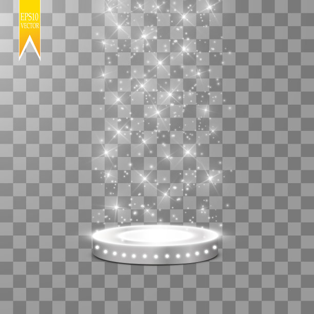 摘要:闪亮的讲台背景与聚光灯。白色晶莹的场景。您赢得了奢华、成功和珍宝设计。游戏、时尚和赌博空间。矢量图图片下载
