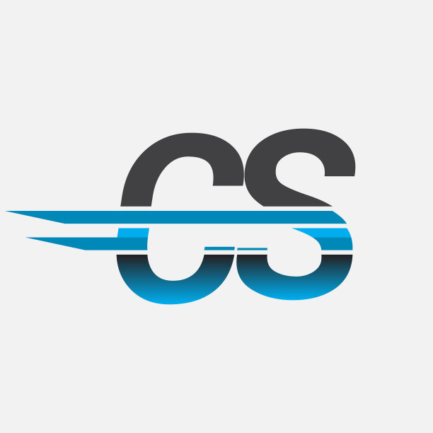 公司名称为黑色和蓝色。图片下载