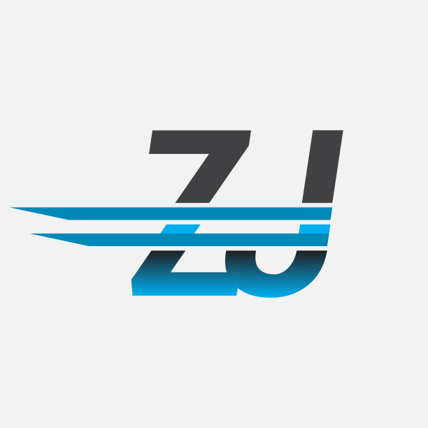 公司名称为黑色和蓝色。图片下载