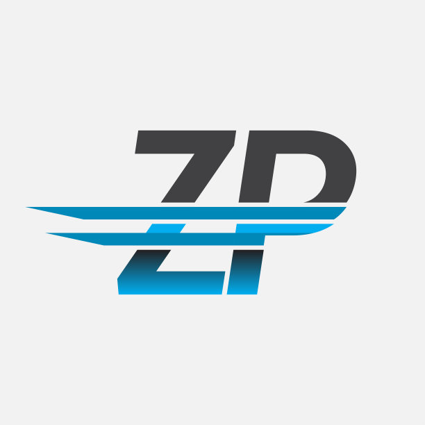 公司名称为黑色和蓝色。图片下载