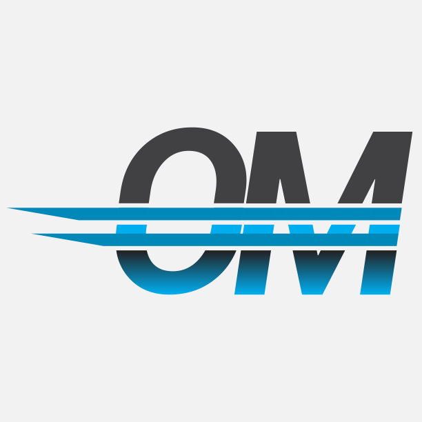 公司名称为黑色和蓝色。图片下载