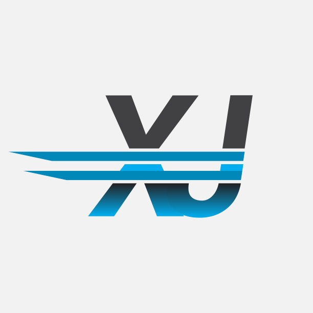 公司名称为黑色和蓝色。图片下载