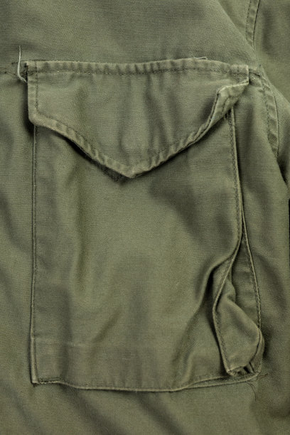 复古航海夹克口袋图片下载