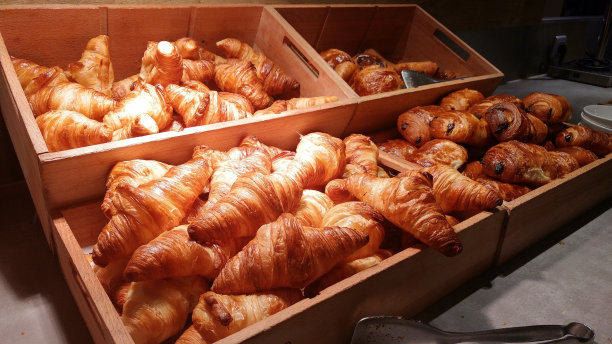 美味的羊角面包图片下载