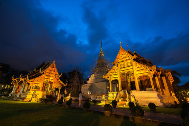 位于泰国清迈省的泰国寺庙图片下载