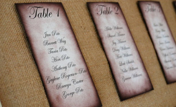 婚宴餐桌装饰照片图片下载