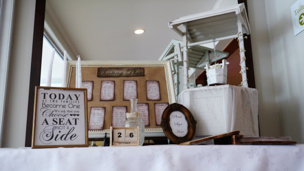 婚宴餐桌装饰照片图片下载