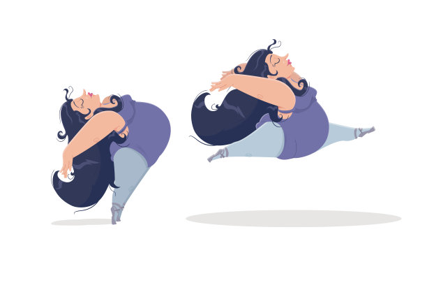 舞者的跳跃(按顺序)图片下载