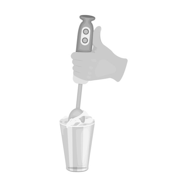 搅拌机，单色风格的单一图标。搅拌机，矢量符号股票插图网络。图片下载