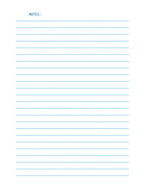 矢量纸的横线信大小的纸笔记，孤立在白色的背景。图片下载