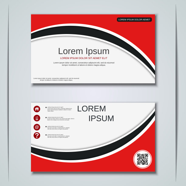 商务拜访卡矢量设计模板图片下载