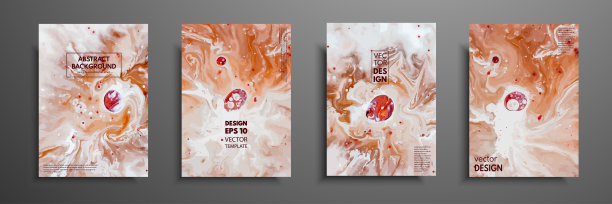 丙烯酸颜料的混合物。液体大理石纹理。流体艺术。适用于设计封面、演示文稿、邀请函、传单、年报、海报、名片、包装设计。现代艺术作品。图片下载