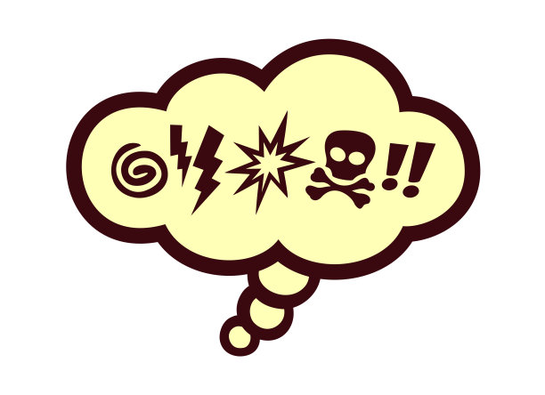 漫画书演讲气泡与脏话符号矢量插图图片下载