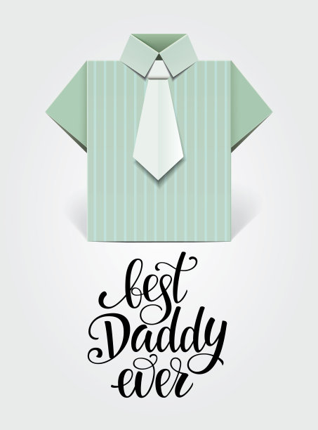 父亲节刻字。道具与闪光的纹理照片。暑假。矢量插图EPS10。图片下载