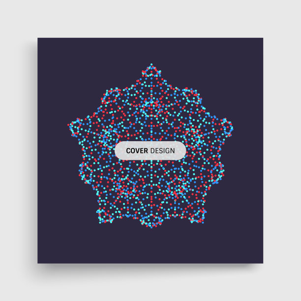 晶体。对象用点。分子的网格。3d技术风格与粒子。矢量插图。未来化学和科学的连接结构。图片下载