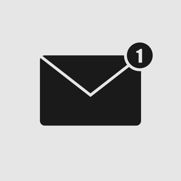 一条新消息：网页设计消息图标图片下载