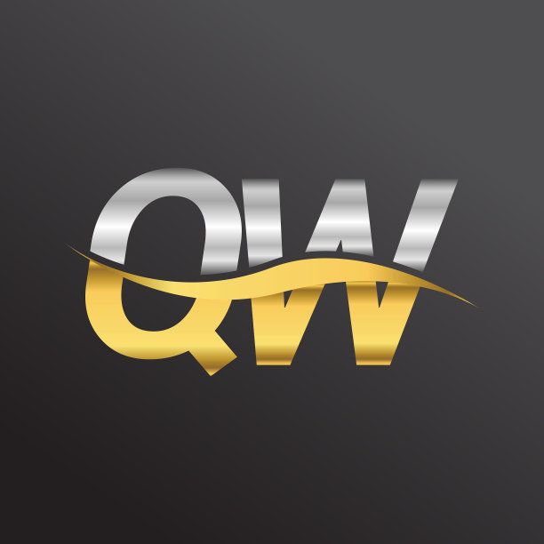 公司名称的首字母标识，金色和银色的勾形设计。图片下载