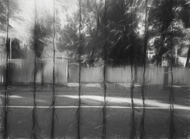 黑白街道插图背景图片下载