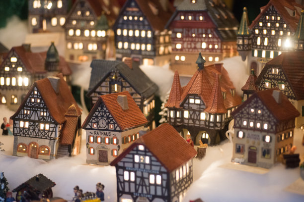 中古村庄作为模型图片下载