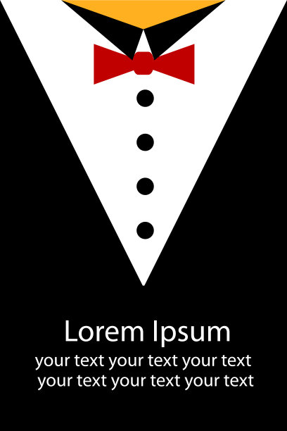 商人用燕尾服的简单素描图片下载