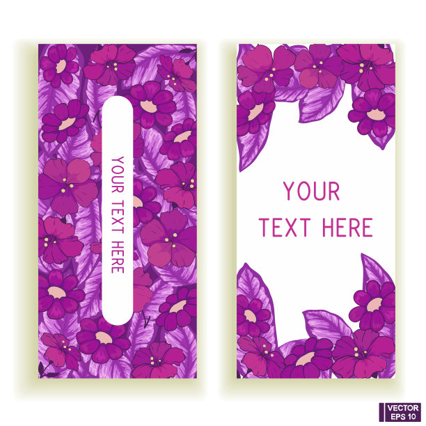 礼品卡和一束花。图片下载