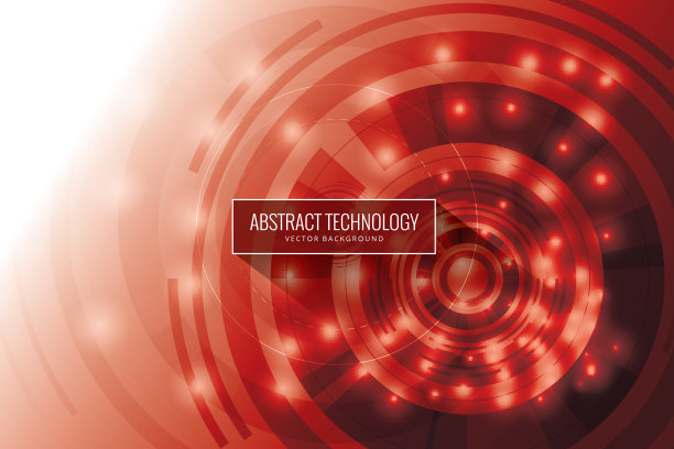 矢量插图抽象未来的眼球在电路板上图片下载