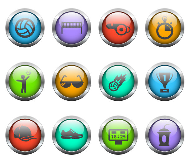 排球图标合集图片下载