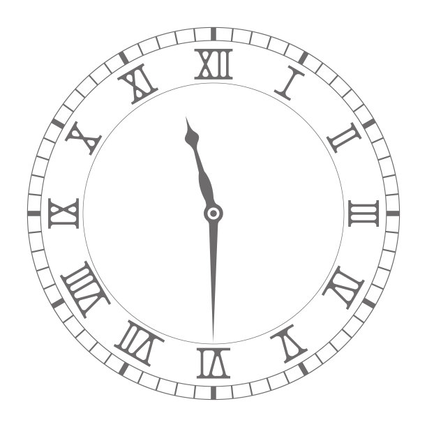 罗马数字时钟图片下载
