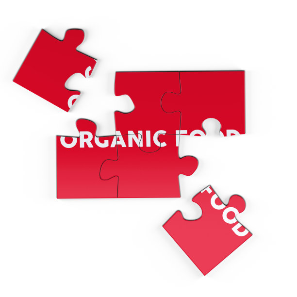 有机食品文字拼图游戏图片下载