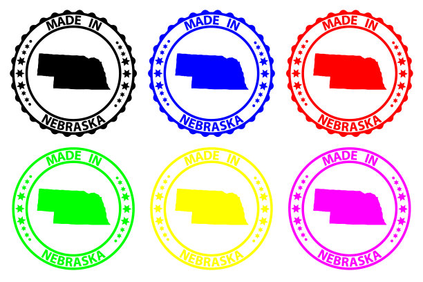 内布拉斯加州制造的橡皮图章图片下载