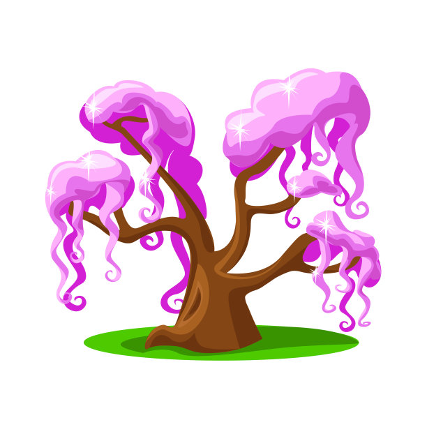 来自神奇国度的卡通树图片下载