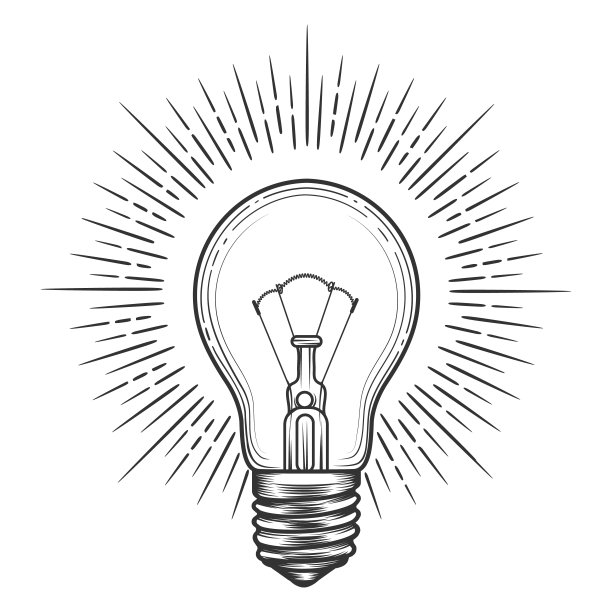 复古雕花灯泡图片下载