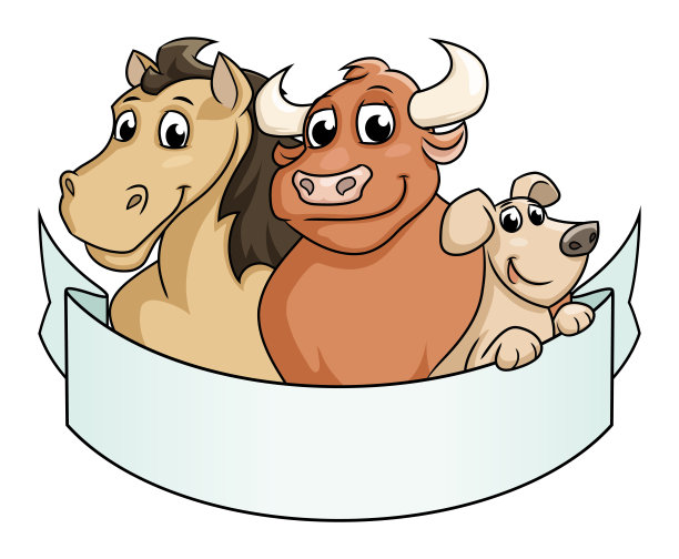 微笑的农场动物图片下载