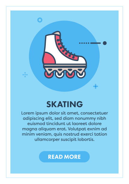 滑冰概念banner图片下载