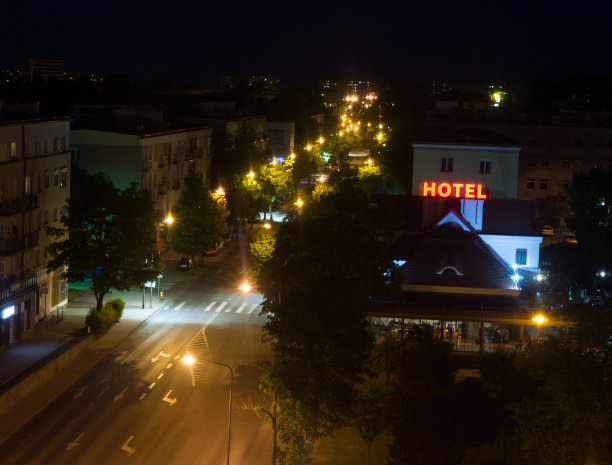 城市在夜晚图片下载