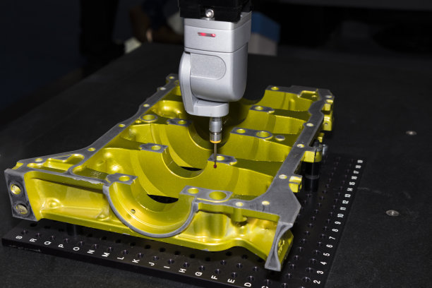 铝机加工零件经三坐标测量机检验尺寸图片下载