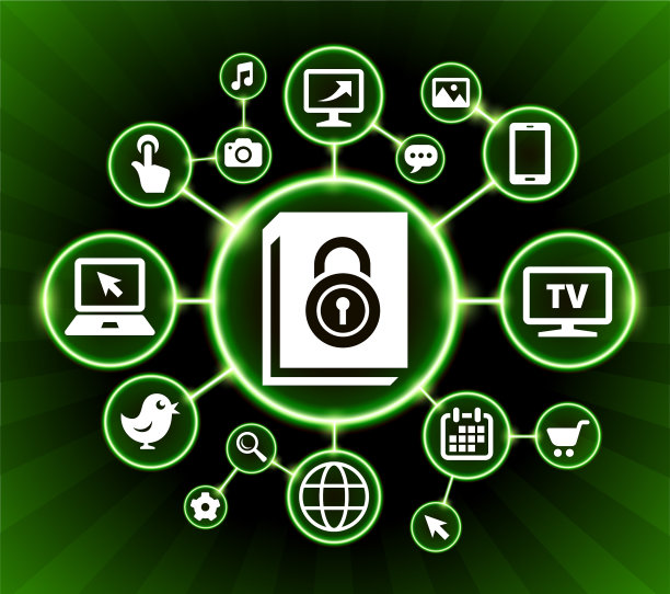 安全文件互联网通信技术暗按钮背景图片下载