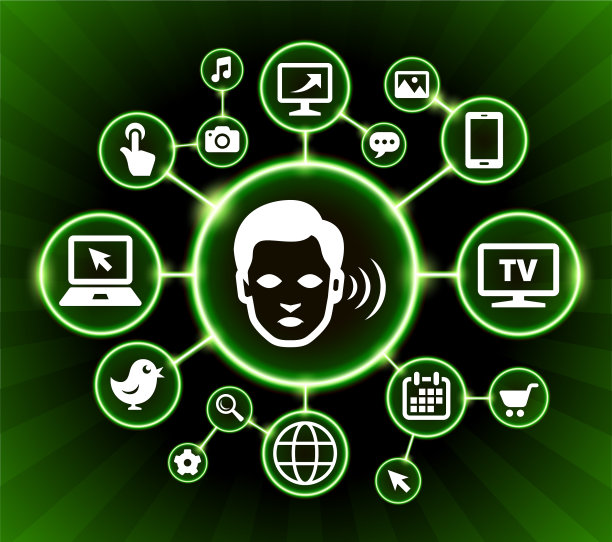 听力丧失互联网通讯技术暗按钮背景图片下载