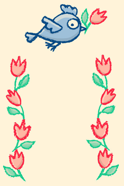 可爱的小鸟架图片下载